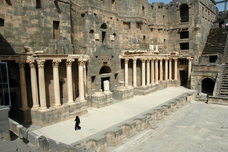 Everyone thought that was the stage, it is not. The stage is the semi-circular area